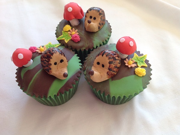 Hedgehogs cupcake collection