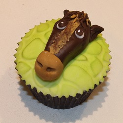Horse cupcake