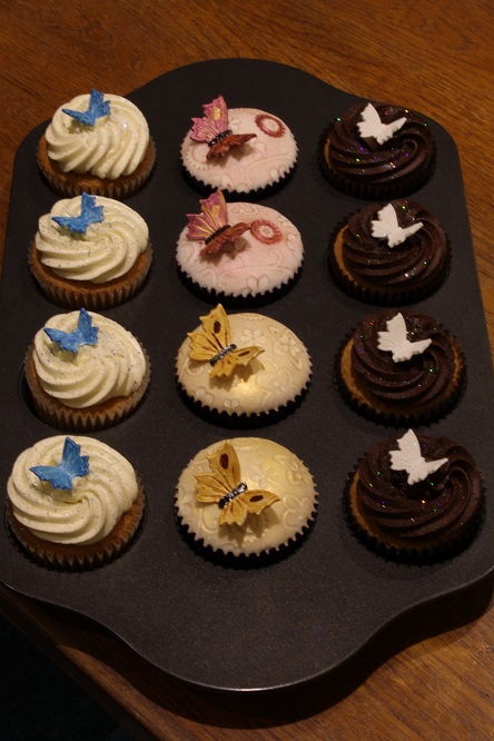 Butterfly cupcake collection