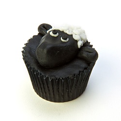 Sheep cupcake