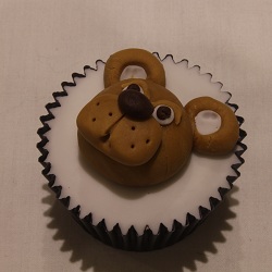 Bear cupcake