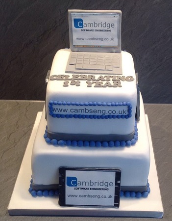 Corporate - Software company anniversary cake