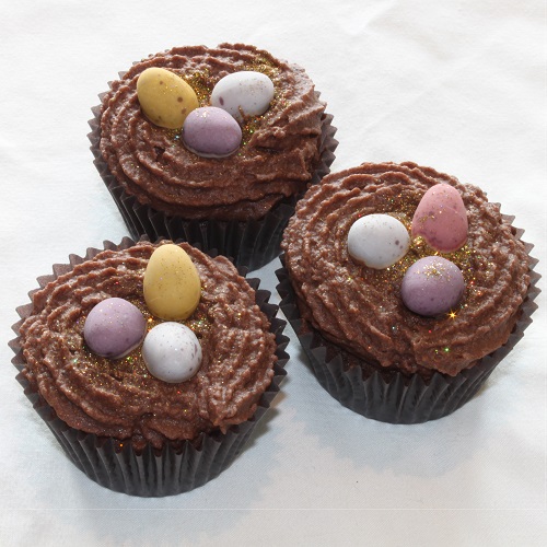 Easter eggs cupcakes
