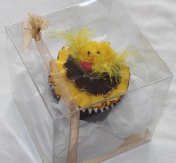Easter chick cupcake