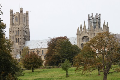 View of Ely Cathedral from Cherry Hill