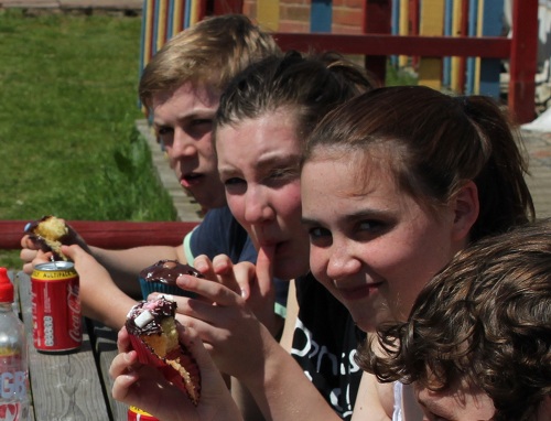 Eating in progress ....