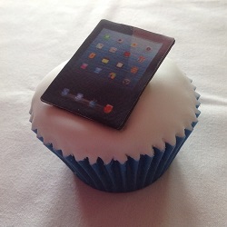 iPad cupcake