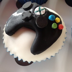 Xbox controller cupcake