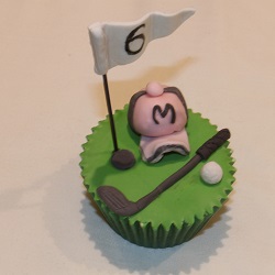 Golf cupcake