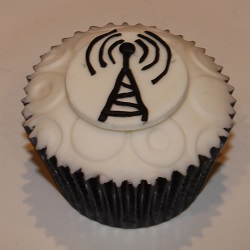TV comms, radio comms, or Amateur radio cupcake