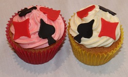 Casino night cupcakes