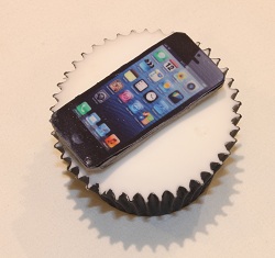 Smartphone cupcake