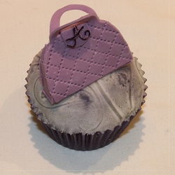 A branded bag cupcake