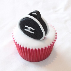 Chanel bag cupcake