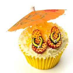 Flip-flops cupcake