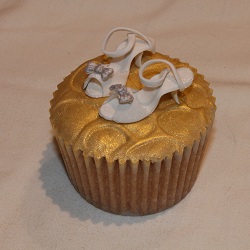 White shoes cupcake