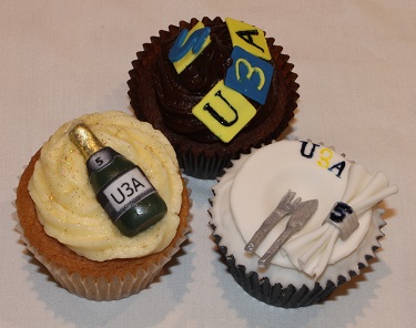 U3A club's celebration cupcakes