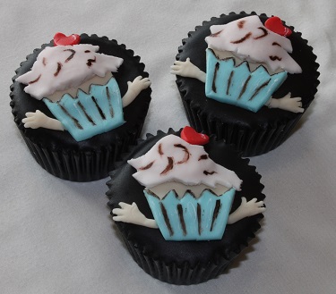 Hand Crafted Cupcakes branded cupcake