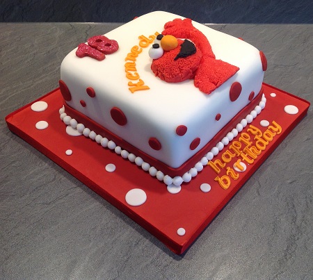 Elmo birthday cake