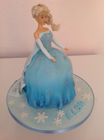 Frozen themed Cake - Elsa