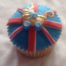 Royal Pram cupcake