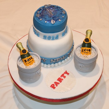 New year 2-tier cake set