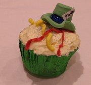 Party hat cupcake