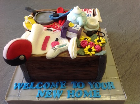 Welcome to your new home cake