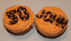 John's 50th birthday cupcakes