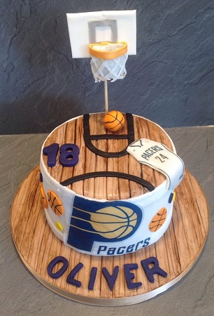 Basketball Birthday cake
