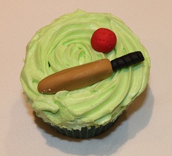 Cricket cupcake