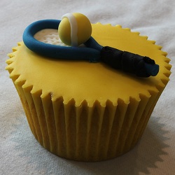 Tennis cupcake