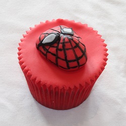 Spiderman cupcake