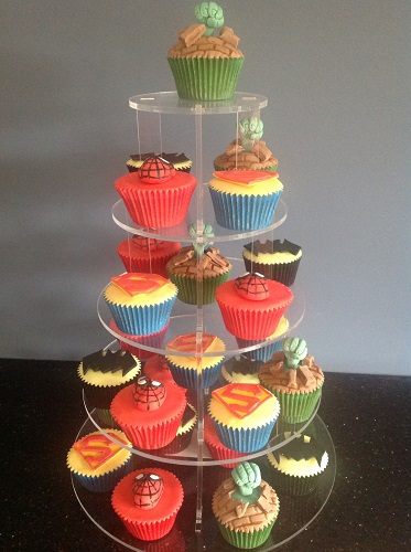 Superheroes cupcakes