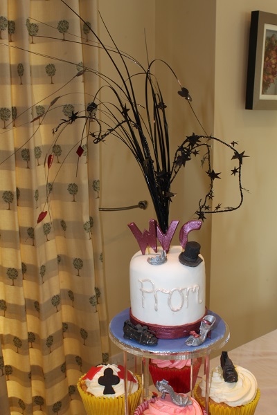 Prom top tier cake