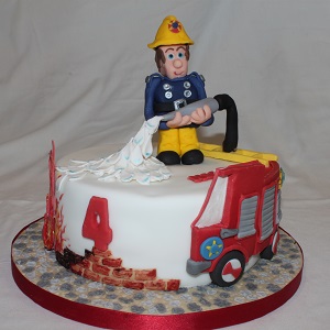 Fireman Sam cake