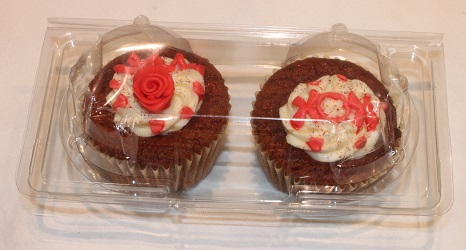 Valentines cupcakes giftbox