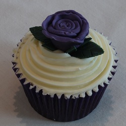 Purple Rose cupcake